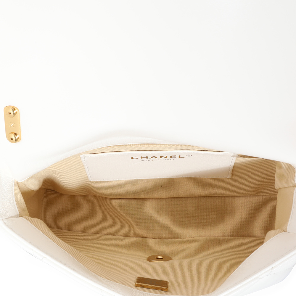 Chanel White Quilted Lambskin Small Funky Town Flap Bag - Picture 6 of 8